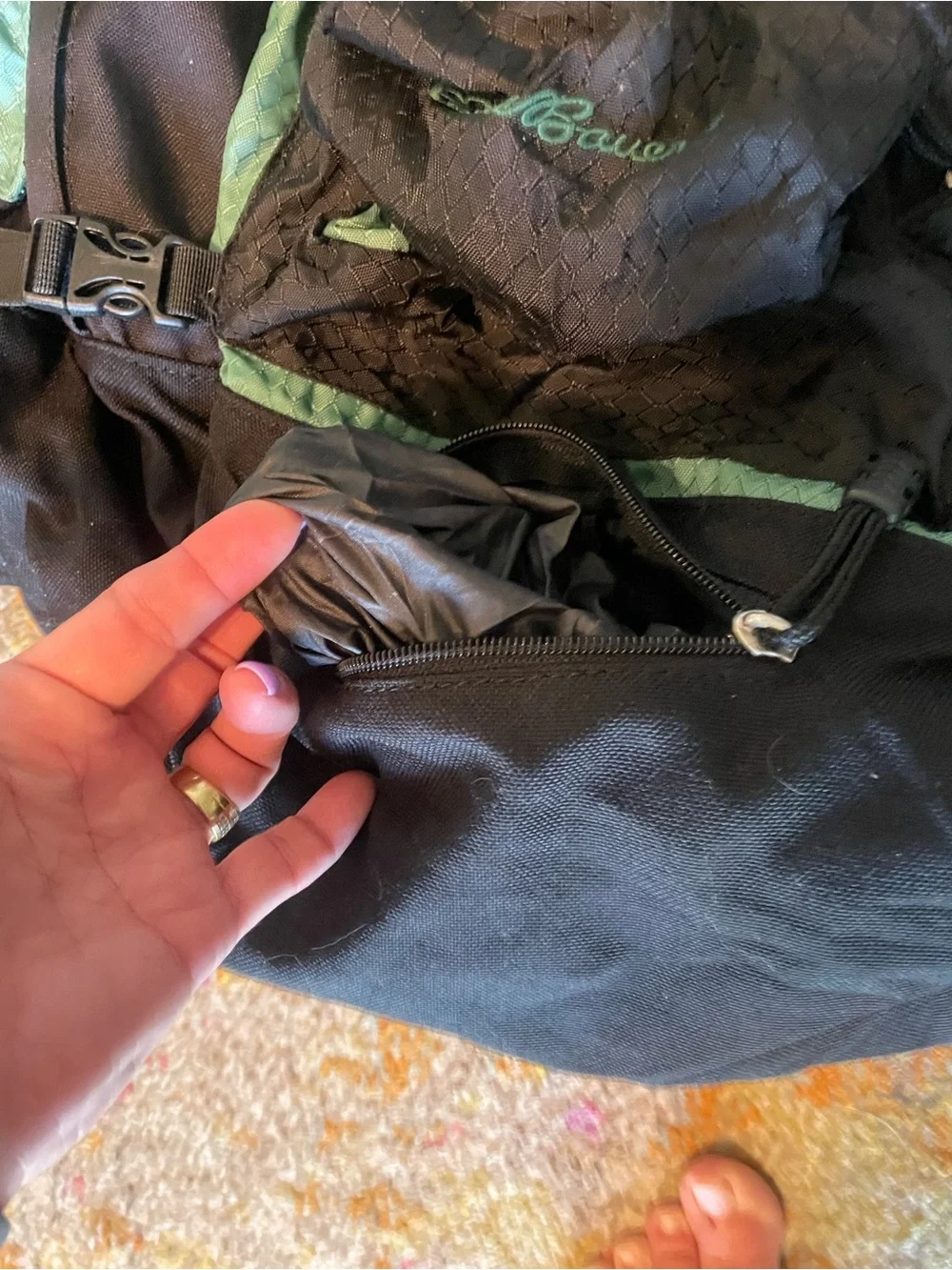 Eddie Bauer Travel BackPack 22x12x7D internal frame large hiking lightweight